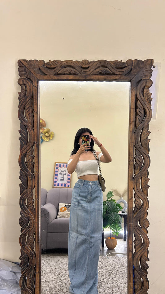 53) Korean skirt 34 waist/l:41