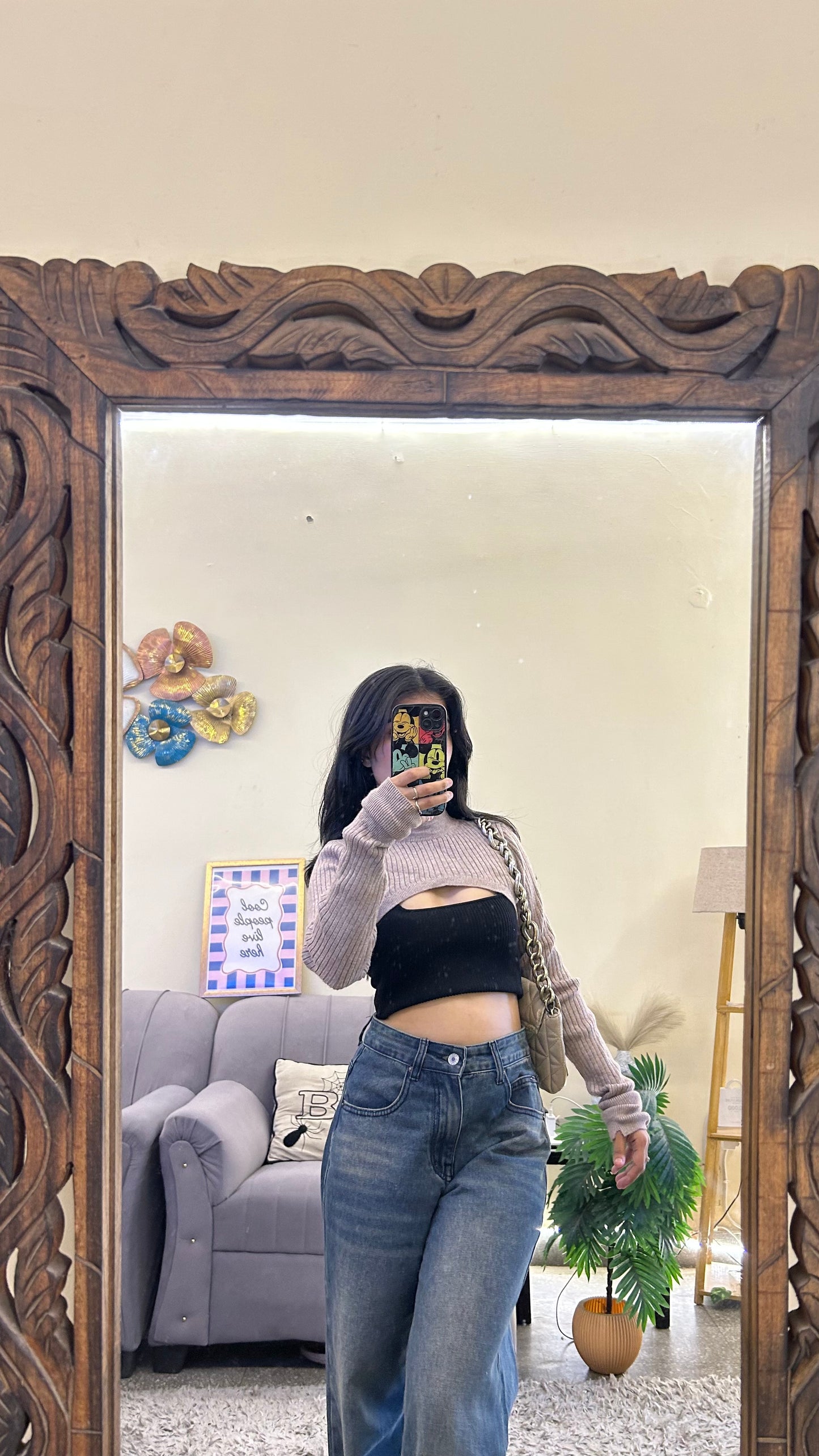 Cute top (warm) xs