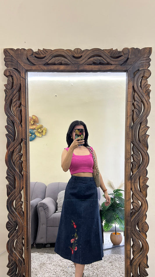 9) Korean skirt 25 waist/l:27