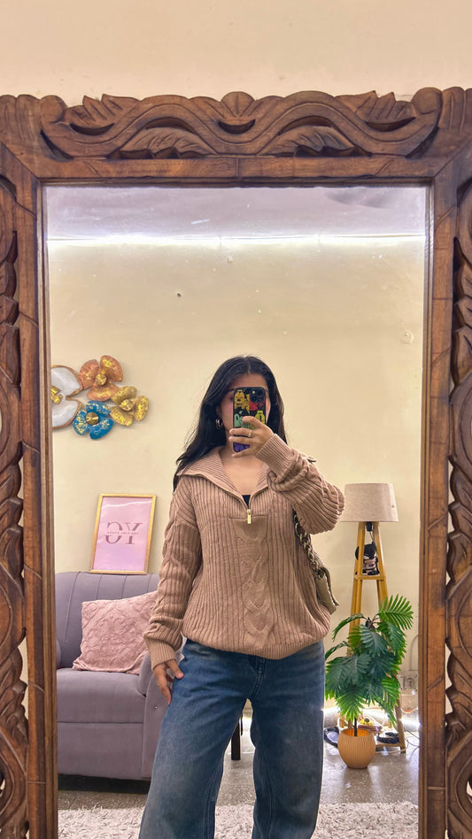 58)pintrest sweater upto size:S-M