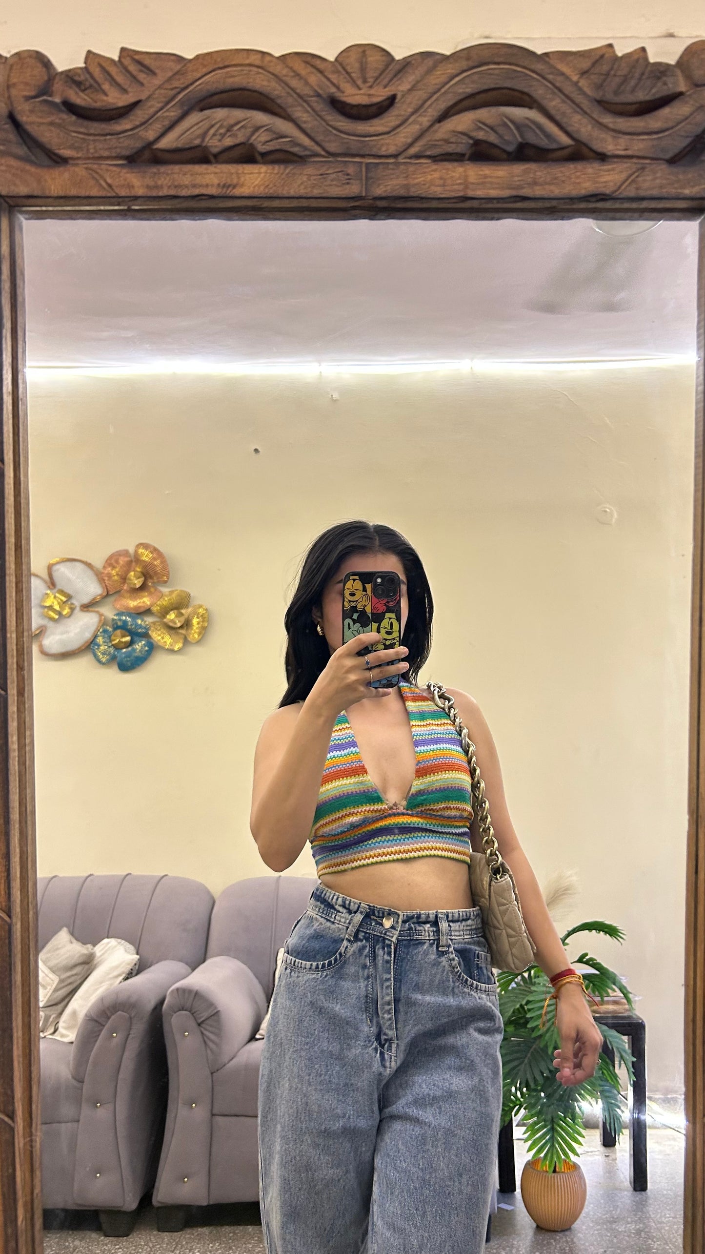 Cute top halter neck 30-32 bust