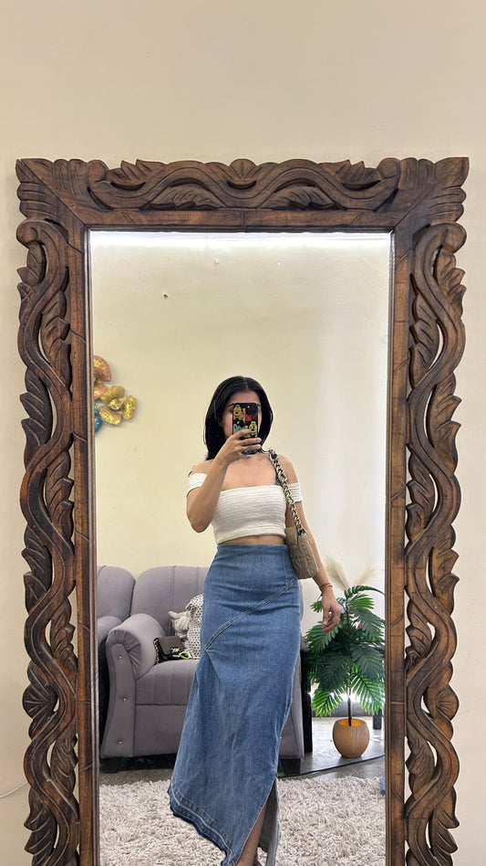 76) Korean skirt 26 waist/l:35