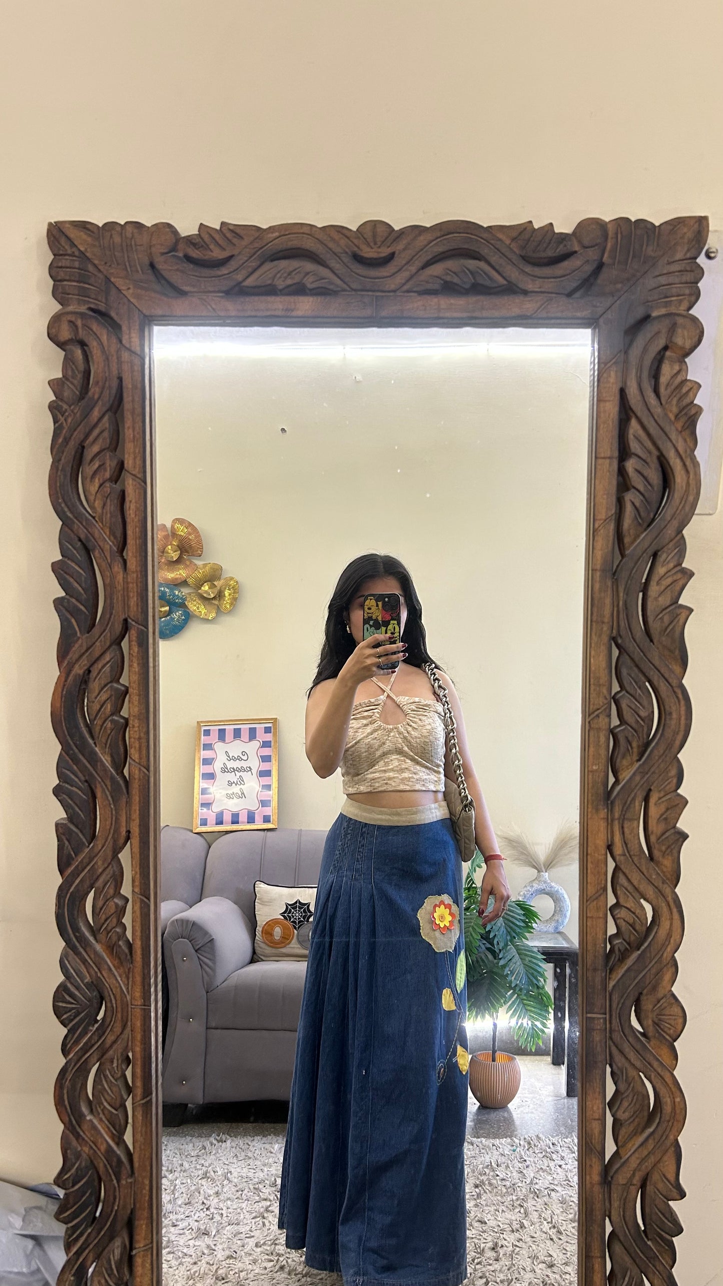 26) Korean skirt 31 waist/l:34