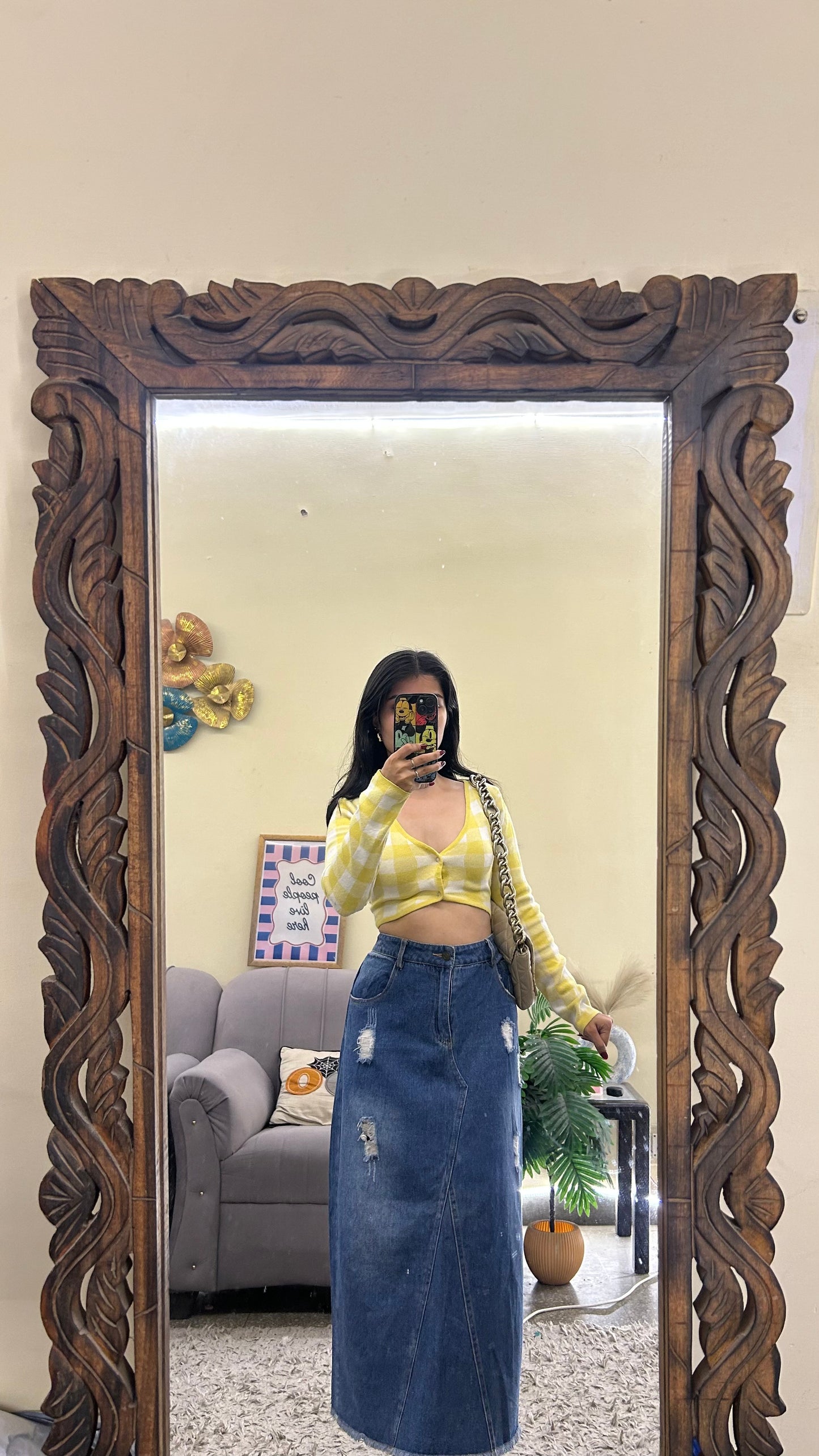 37) Korean skirt 36 waist/l:30