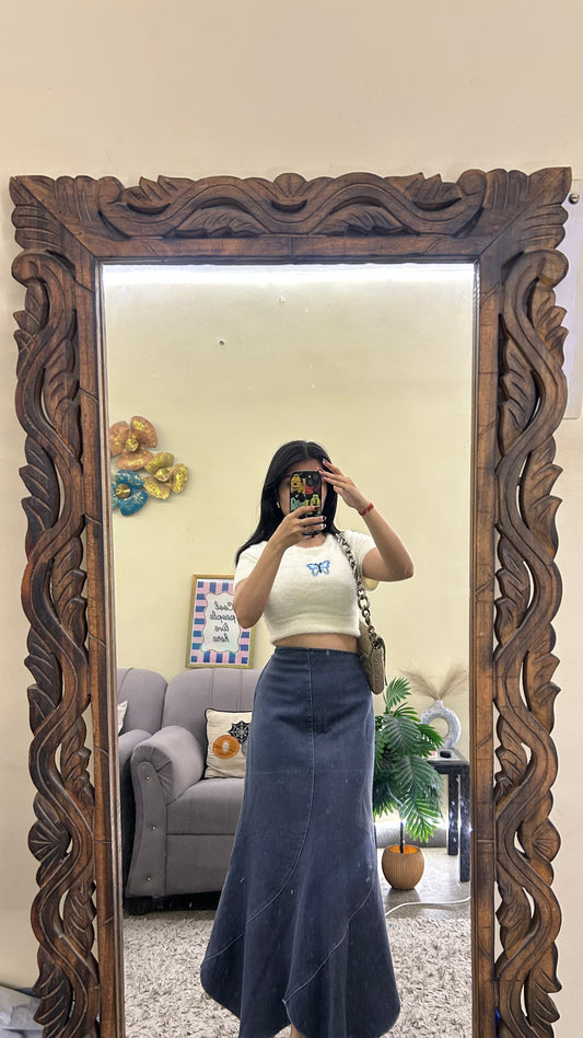 83) Korean skirt 34 waist/l:34