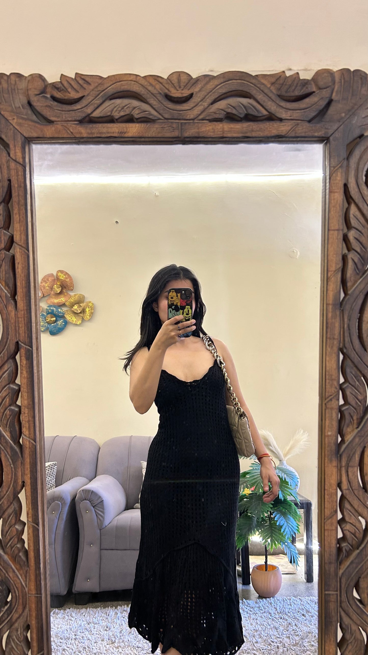 Crochet dress 34 bust/l:38