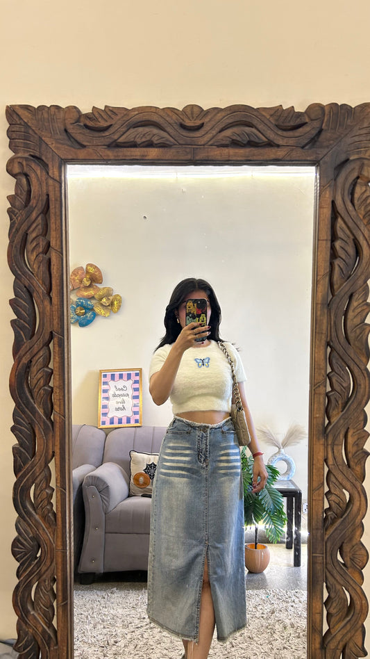 12) Korean skirt 28 waist/l:28