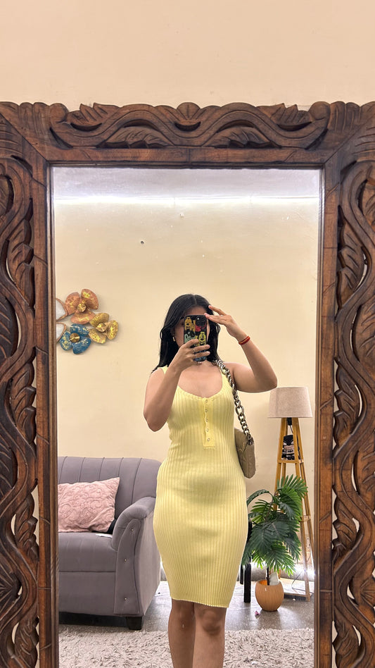 130 cute short dress bust-28-30 / L -34