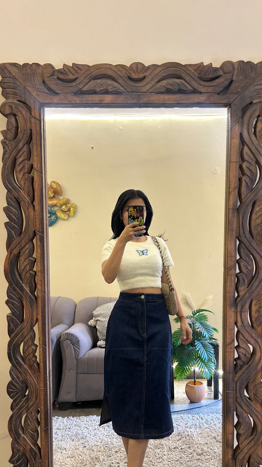 42) Korean skirt 26 waist/l:24