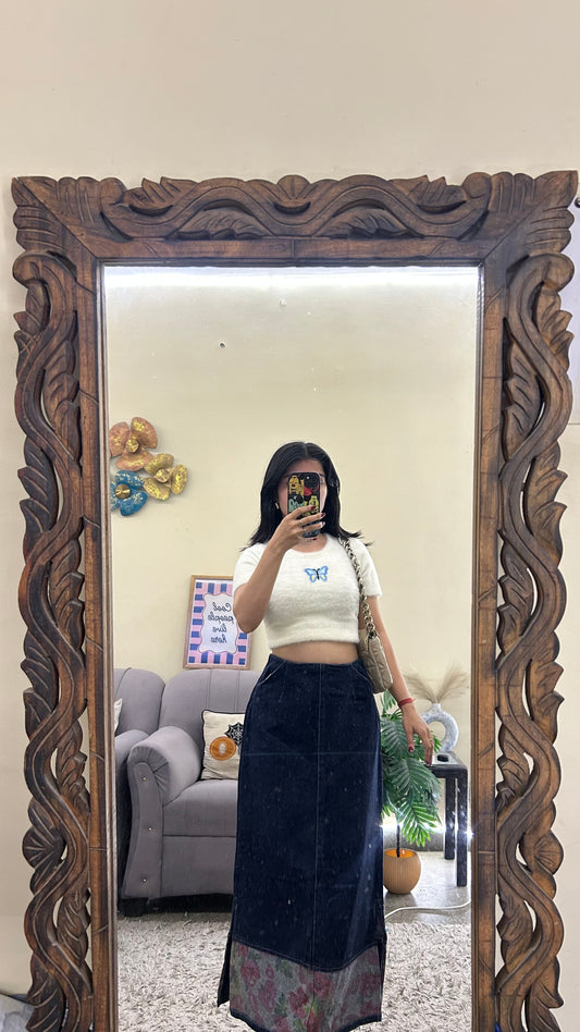 81) cute skirt 25 waist/l:32