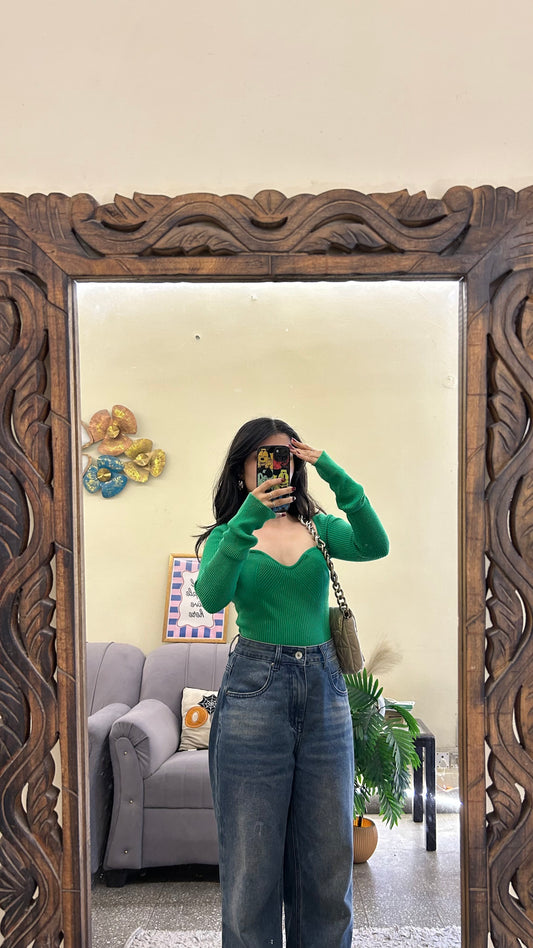 Thrifted top 32-34 bust