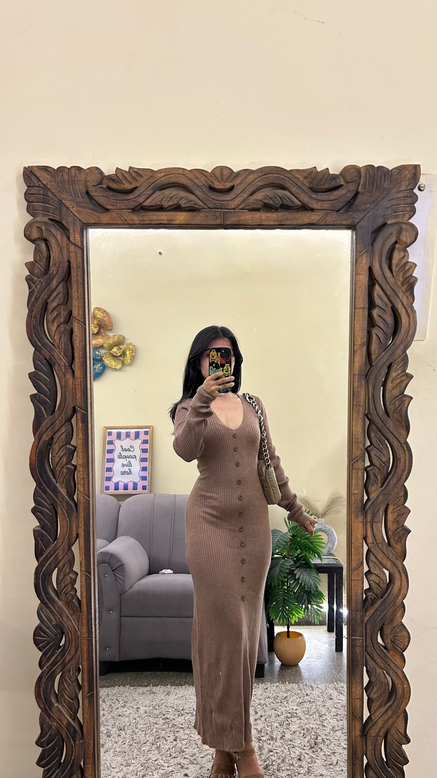 Classy dress 34-38 bust/l:50